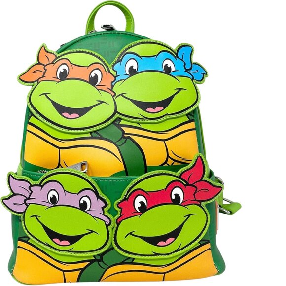 Loungefly TMNT Teenage Mutant Ninja Turtles Squad Mini Backpack main image 5